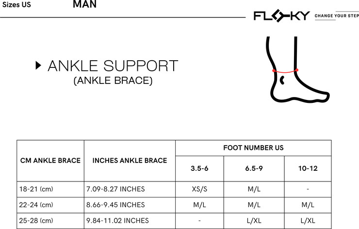 ANKLE SUPPORT   - תומך קרסול ביומכני שמאל