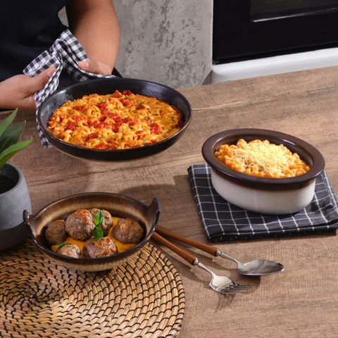 מחבת 29×21×3.3ס״מ Skillet סט של 3 יחידות