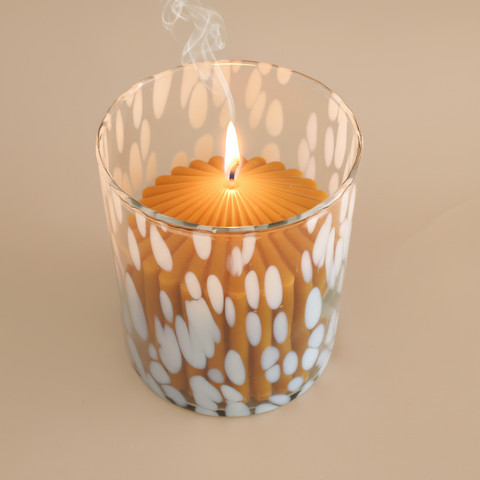 כלי זכוכית מנומר Marble Glow