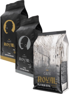 Roya Coffee Beansl  מבצע 3 ק׳׳ג מיקס פולי קפה רויאל