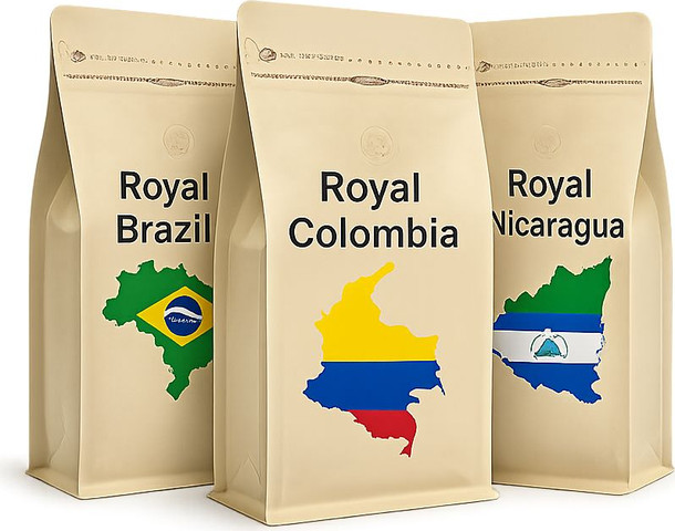 3 ק"ג פולי קפה רויאל Royal Coffee Beans