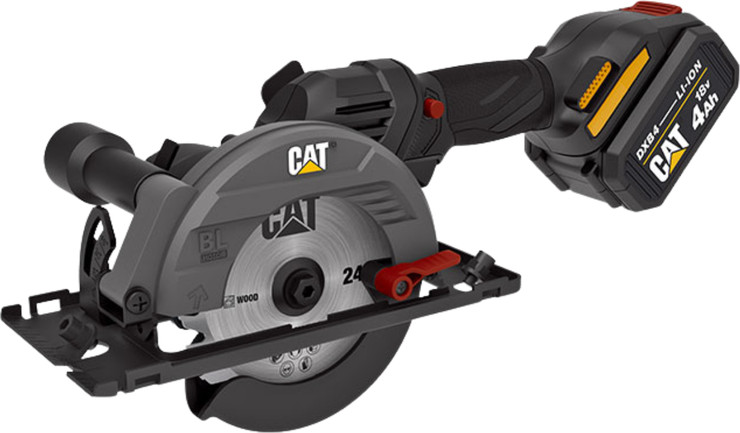 מסור מיני עגול 18V + סוללה 4AH CAT