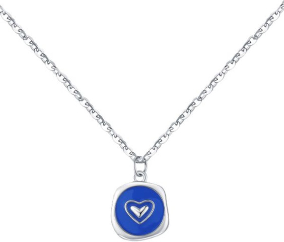925 שרשרת לב כסף -Emma Necklace