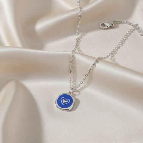 925 שרשרת לב כסף -Emma Necklace