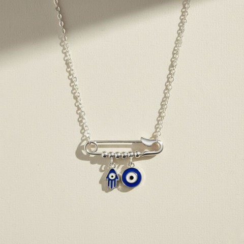 שרשרת חמסה כסף 925- Alma Necklace