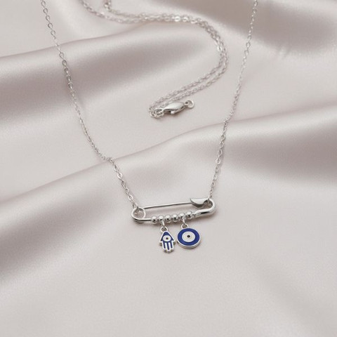שרשרת חמסה כסף 925- Alma Necklace