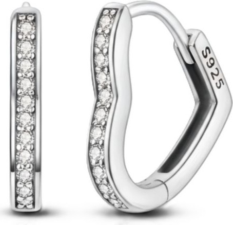 עגילי כסף- Love Earrings