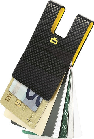 ארנק קליפ לכרטיסים בצבע מדגם 3C CARBON