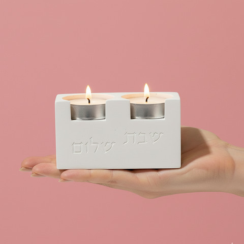 סט פמוטים לשבת בעיצוב מודרני – דגם Cube
