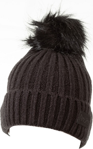 כובע צמר פונפון - שחור
