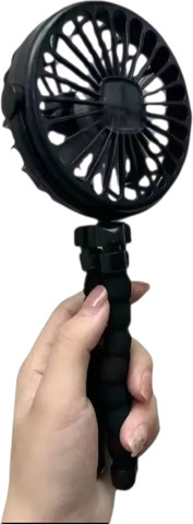 מאוורר נייד לעגלה שחור