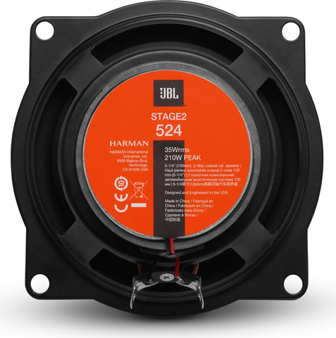 זוג רמקולים לרכב JBL STAGE2 524 210W 35RMS "5.25