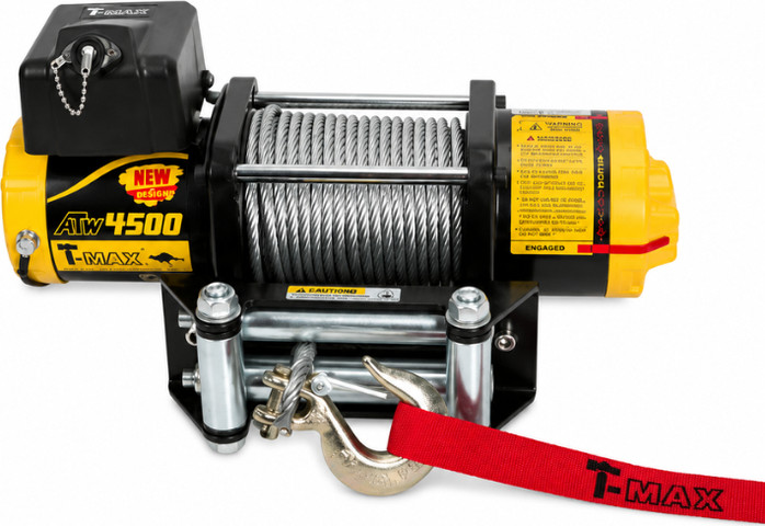 כננת משיכה 4500LBS 12V T-MAX לטרקטורון