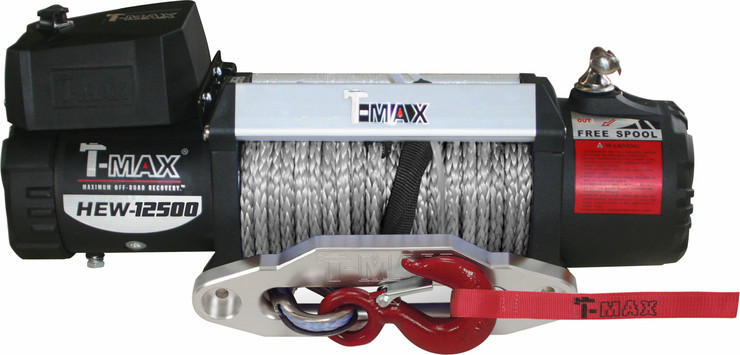 כננת משיכה 24V T-MAX דגם X-POWER-12500 חבל סינטטי