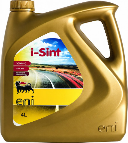 שמן מנוע ENI i-Sint 10W-40 חצי סינתטי 4 ליטר – לבנזין ודיזל | ACEA A3/B4 | API SL/CF