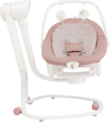 נדנדה משולבת טרמפולינה לתינוק Serina 2in1 ורוד Cosmo Lola – גואי