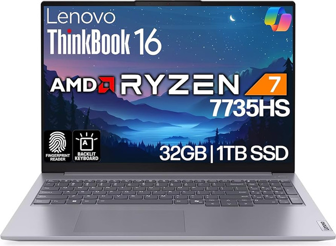 מחשב נייד Lenovo ThinkBook 16 G7 ARP Ryzen 7 7735