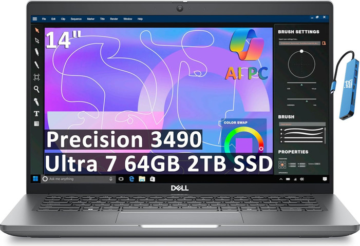 מחשב נייד Dell Precision 3490 Mobile Workstation C