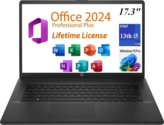 מחשב נייד HP 17T CN300 Core i5 1334U 256GB SSD 8G