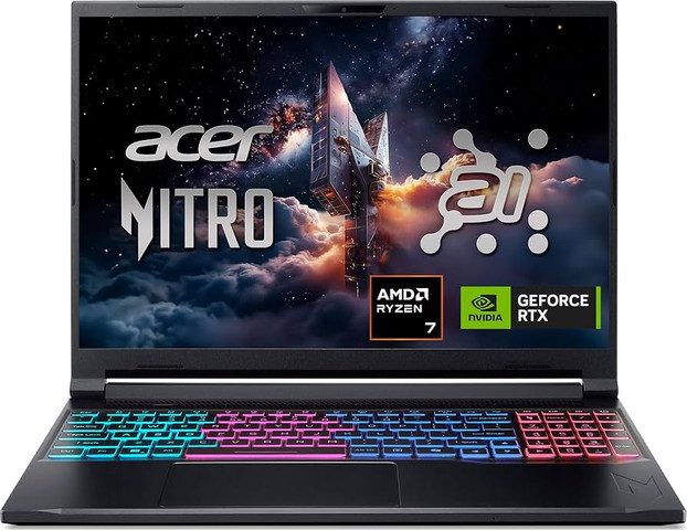 מחשב נייד Acer Nitro V 16S AI ANV16S 41 R27B GAMIN