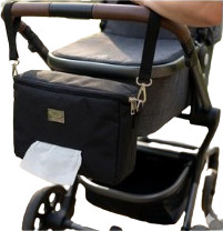 תיק ארגונית לעגלה דגם Comfi Bag מבית Baby Boss - צבע שחור
