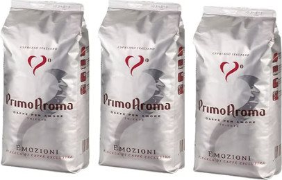 3 ק"ג פולי קפה אמוציוני מבית Primo Aroma