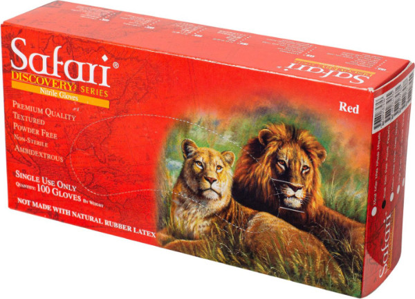 כפפות ‘אדומות’ ללא אבקה ספארי | Safari