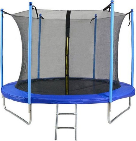 טרמפולינה / קפצית לילדים/ות בקוטר 3.05 מטר / 10FT, כוללת רשת הגנה פנימית וסולם SKY HIGH