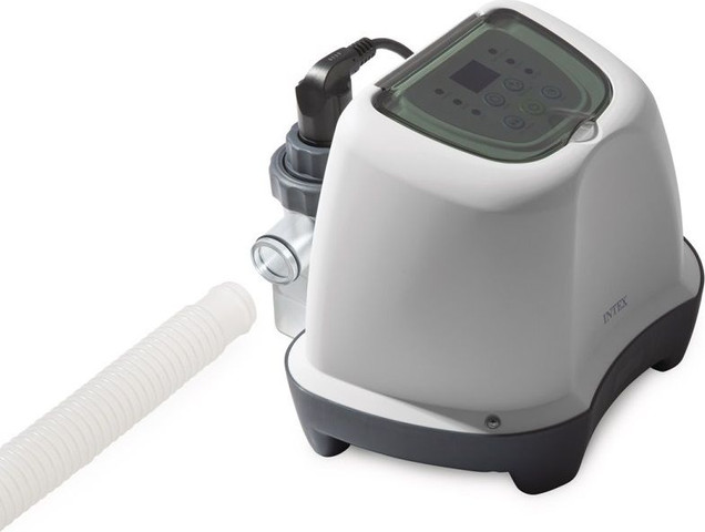 מכשיר מלח/כלורינטור INTEX המייצר כלור ע''י פירוק מלח, לחיטוי המים, סדרת Krystal Clear דגם QS400 מקט 26664