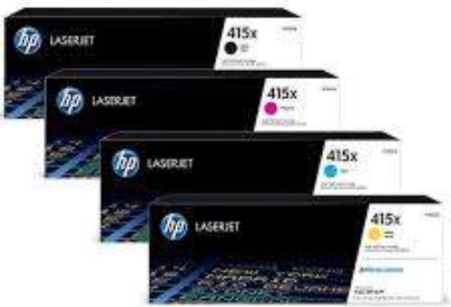 סט 4 טונרים מקורים HP 415X W2030X/1X/2X/3X