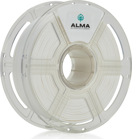 פילמנט איכותי מסוג +PLA מבית ALMA צבע לבן