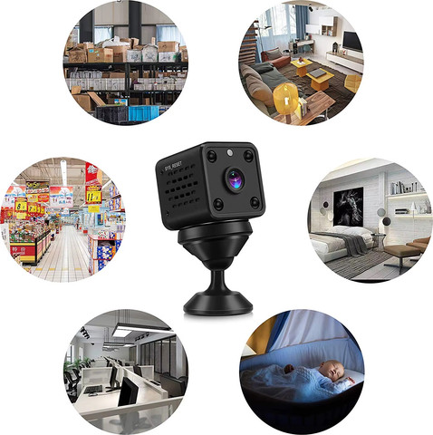 מצלמה אלחוטית נסתרת זעירה FULL HD 1080P נטענת ניידת עם אפשרות  צפיה   מרחוק