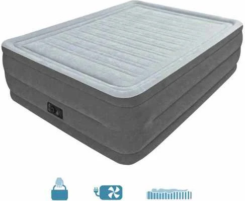 מזרן מתנפח זוגי Queen Dura-Beam Plus עם משאבה מובנית 203*152*56 ס״מ | INTEX | מק״ט 64418 |