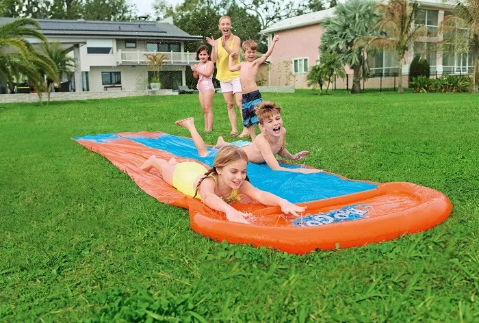 משטח החלקה רטוב דו מסלולי 4.88 מטר