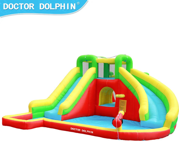 מתנפח מים פלוס שתי מגלשות W73018 מבית Doctor Dolphin