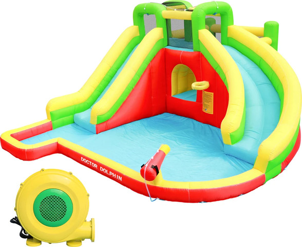 מתנפח מים פלוס שתי מגלשות W73018 מבית Doctor Dolphin