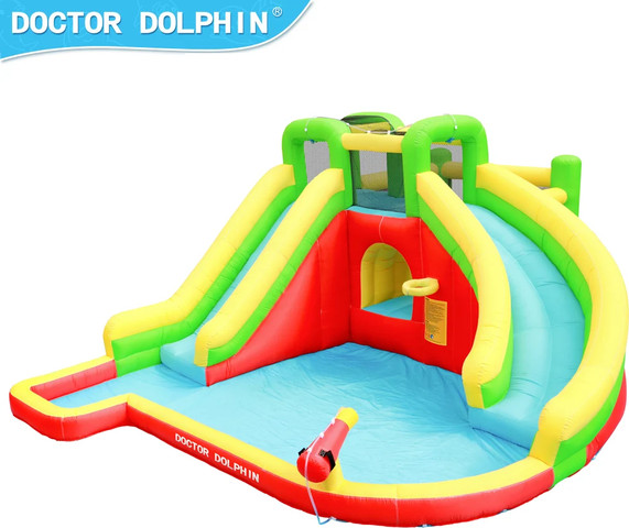 מתנפח מים פלוס שתי מגלשות W73018 מבית Doctor Dolphin