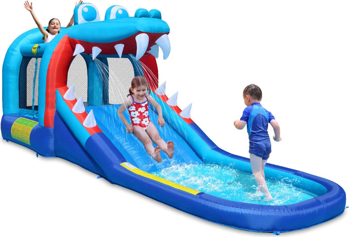 פארק קרוקודיל קפיצה וספלאש לילדים HappyHop מקט 9752