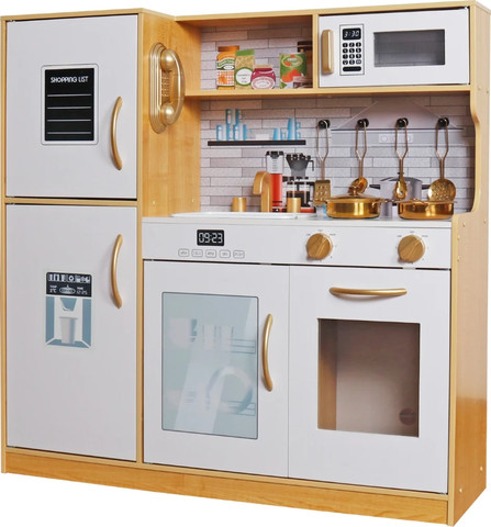 מטבח לילדים מעץ עמית W10C529 מאת בית העץ