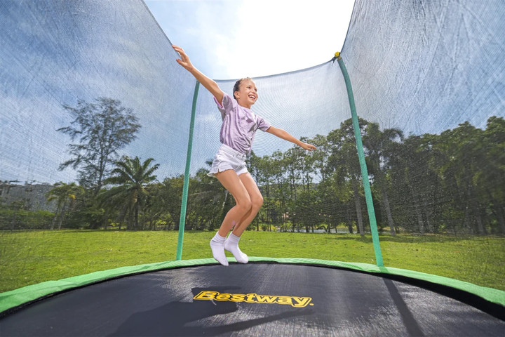 טרמפולינה 8 פיט 2.44 מטר 2.20*2.4 סמXtreme air trampolin 59102 מבית Bestway