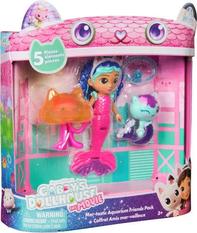 בית בובות של גבי סט בובות תת ימיים 3663H מבית Gabby’s Dollhouse