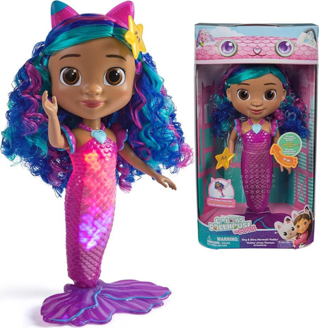 דמות גבי בת הים 35 סמ תת ימי 3674H מבית Gabby’s Dollhouse