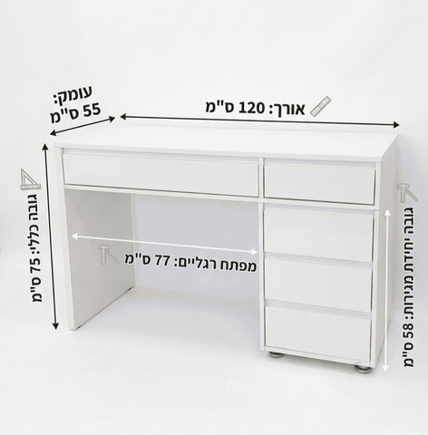 שולחן כתיבה דגם ונציה