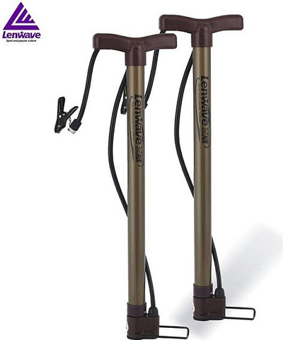 משאבה עומדת מקצועית ידנית לאופניים LENWAVE