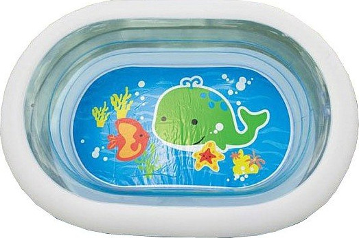 בריכה מתנפחת אובלית שקופה INTEX 57482