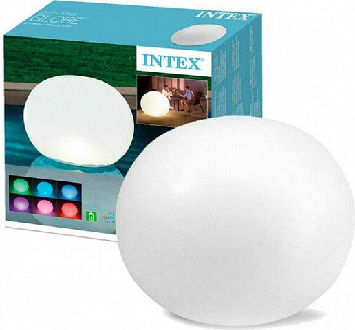 מנורת לד לבריכה דגם כדור INTEX 68695