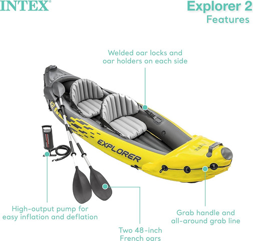 קיאק ל 2 אנשים K2 EXPLORER דגם INTEX 68307