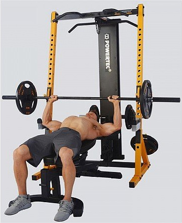 כלוב משקולות עם פולי עליון POWERTEC WB-HR SET
