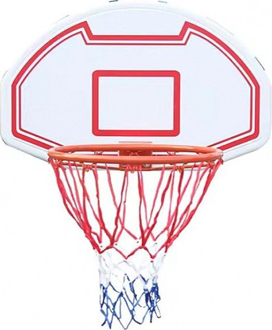 לוח סל לקיר 90/60 ס''מ כולל טבעת ורשת DUNK PRO M006
