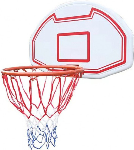 לוח סל לקיר 90/60 ס''מ כולל טבעת ורשת DUNK PRO M006